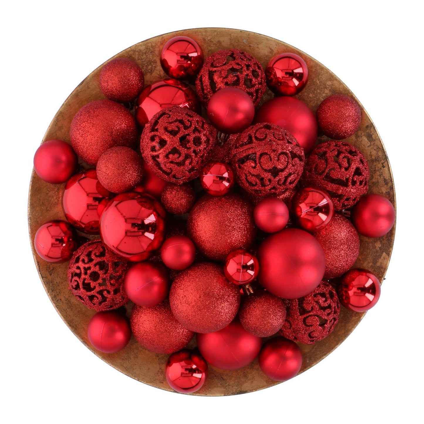 Xmas ornament set (101) red