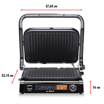 Contact grill 230V SS 2100W