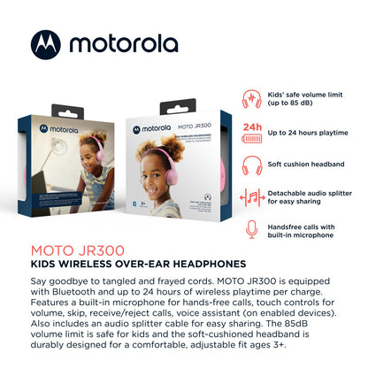 Headphone MOTO JR300 BLU-GRE