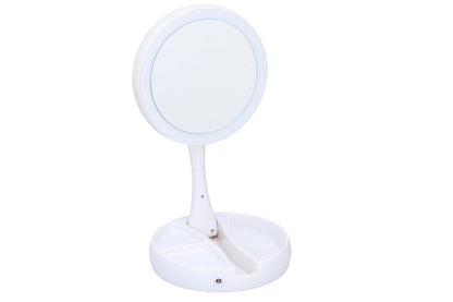 Cosmetic mirror 21LED foldable
