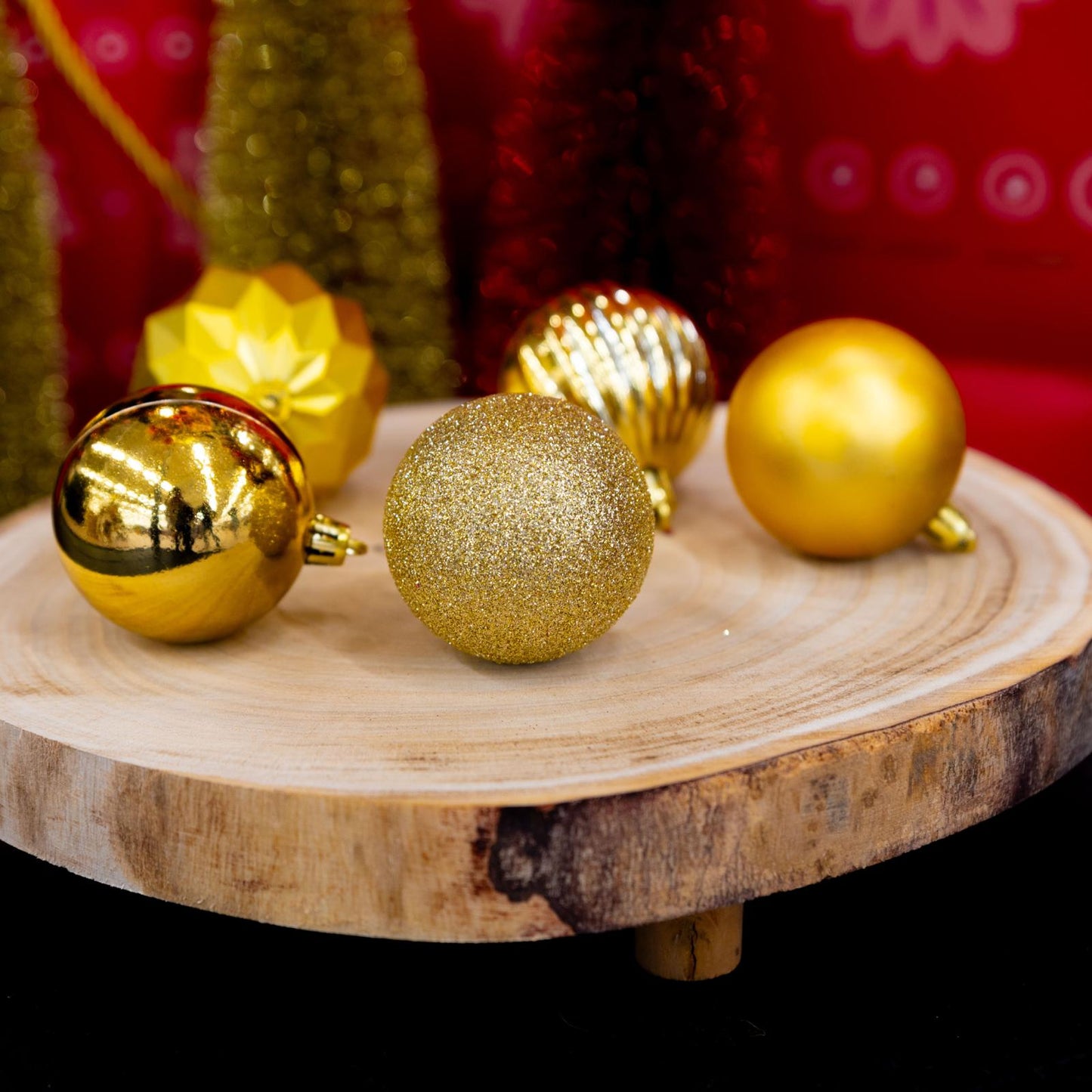 Tree decoration gold 60pc