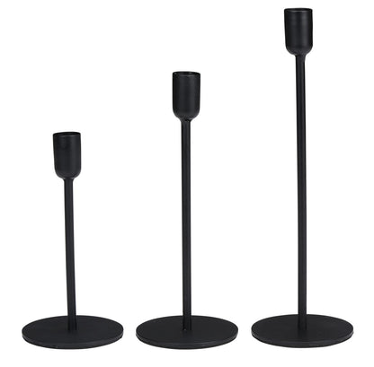 Metal candle holder 3pc