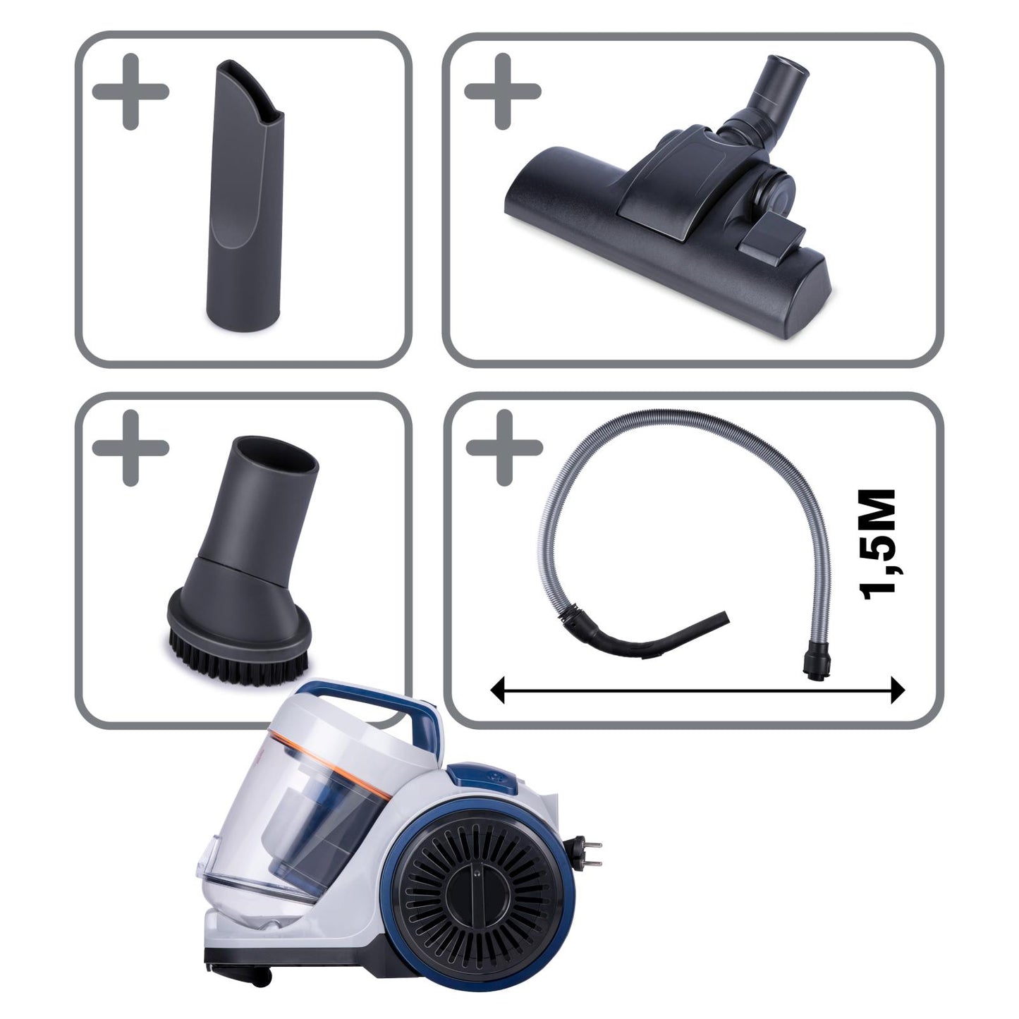 Vacuum cleaner bagless DD2505