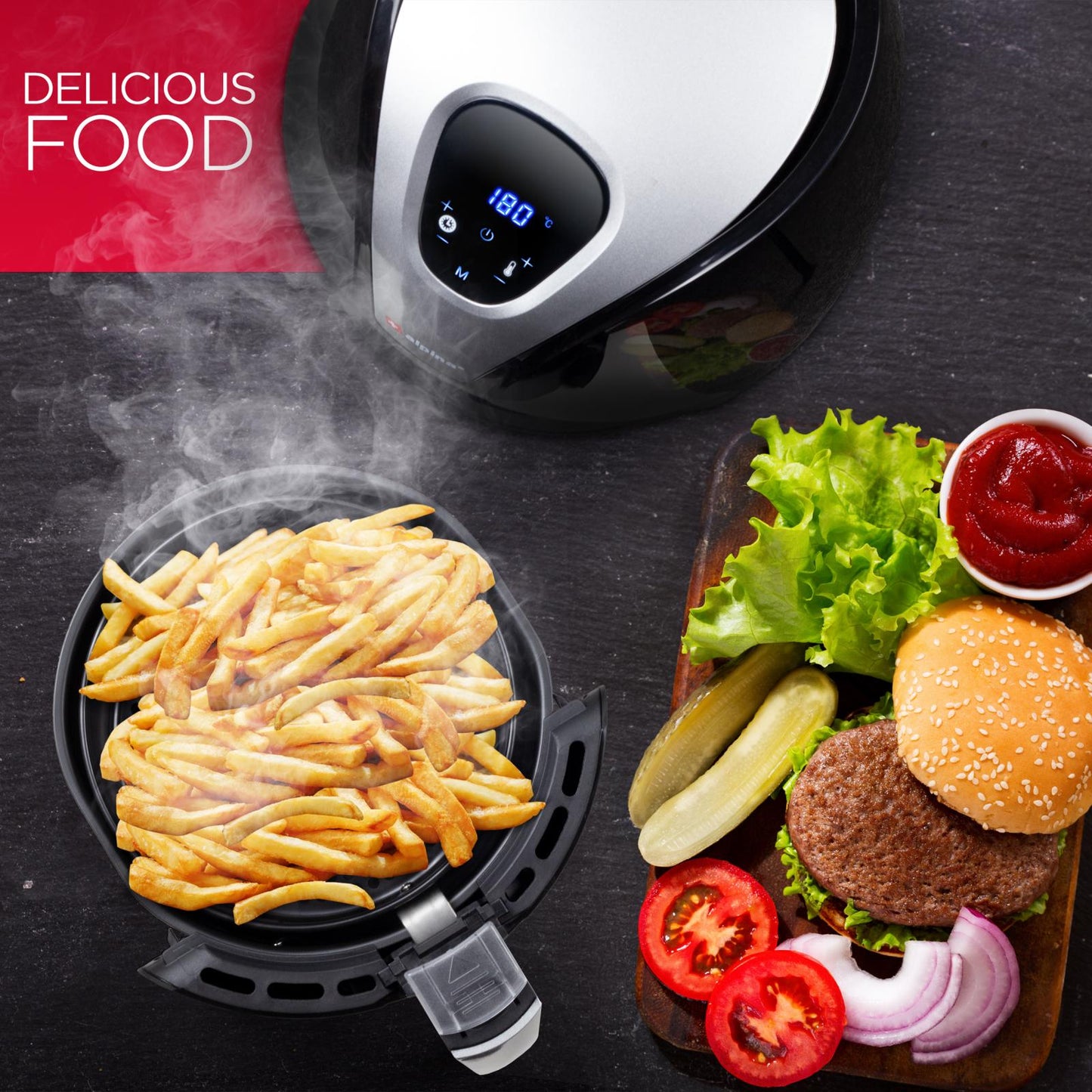 Fryer hot-air digital 2,4L inner