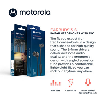Earbuds EARBUDS 3-S (3.5mm)