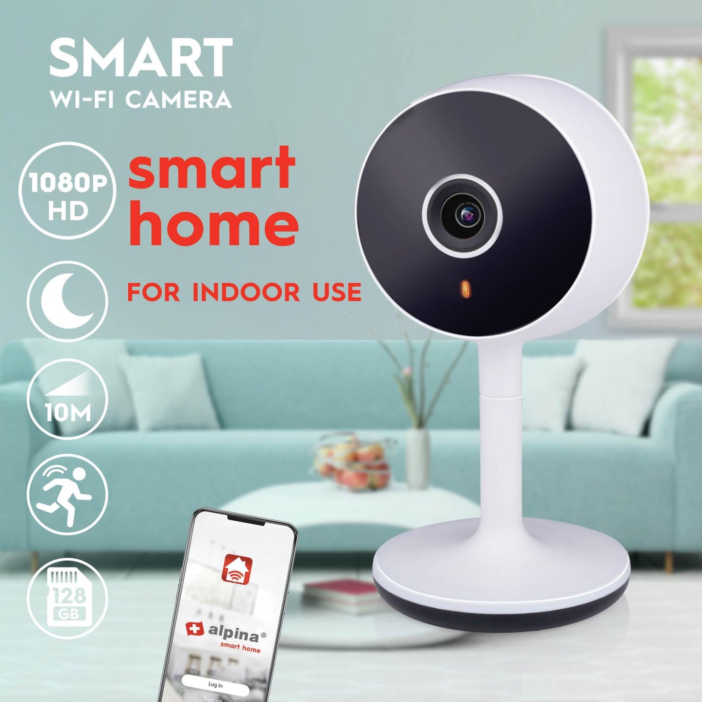 Smart IP camera 230V 1080p EU