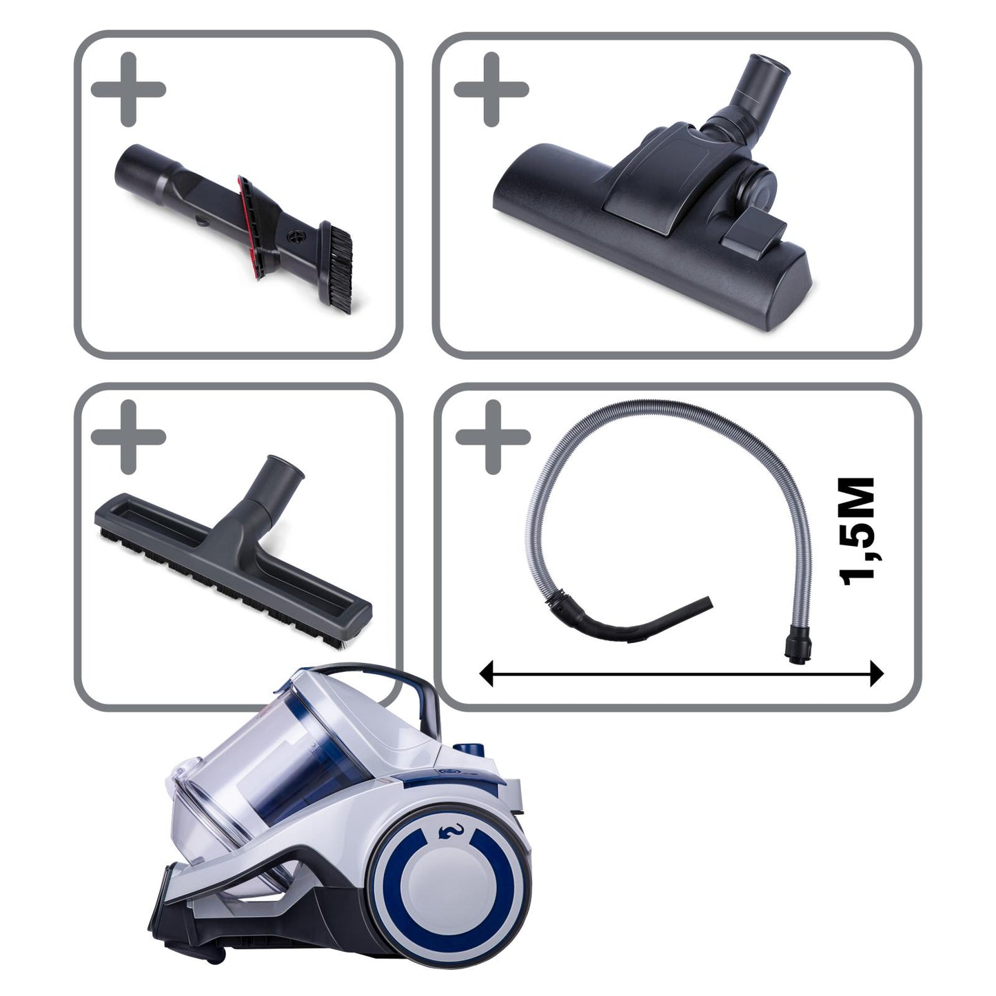 Vacuum cleaner bagless DD2504