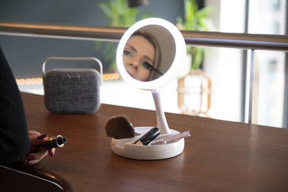 Cosmetic mirror 21LED foldable