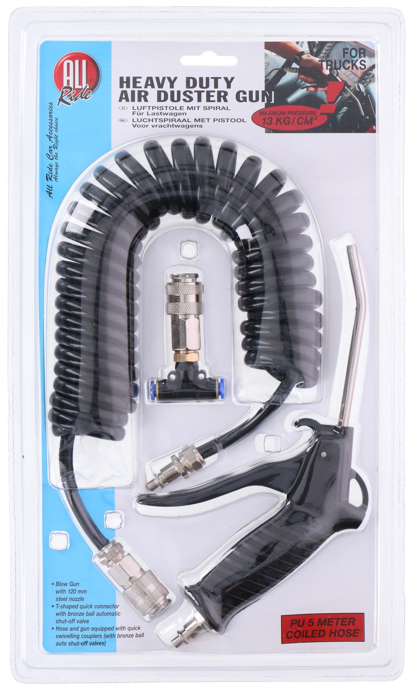 Air duster gun black 13kg/cm2