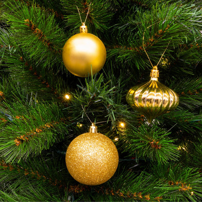Tree decoration gold 60pc