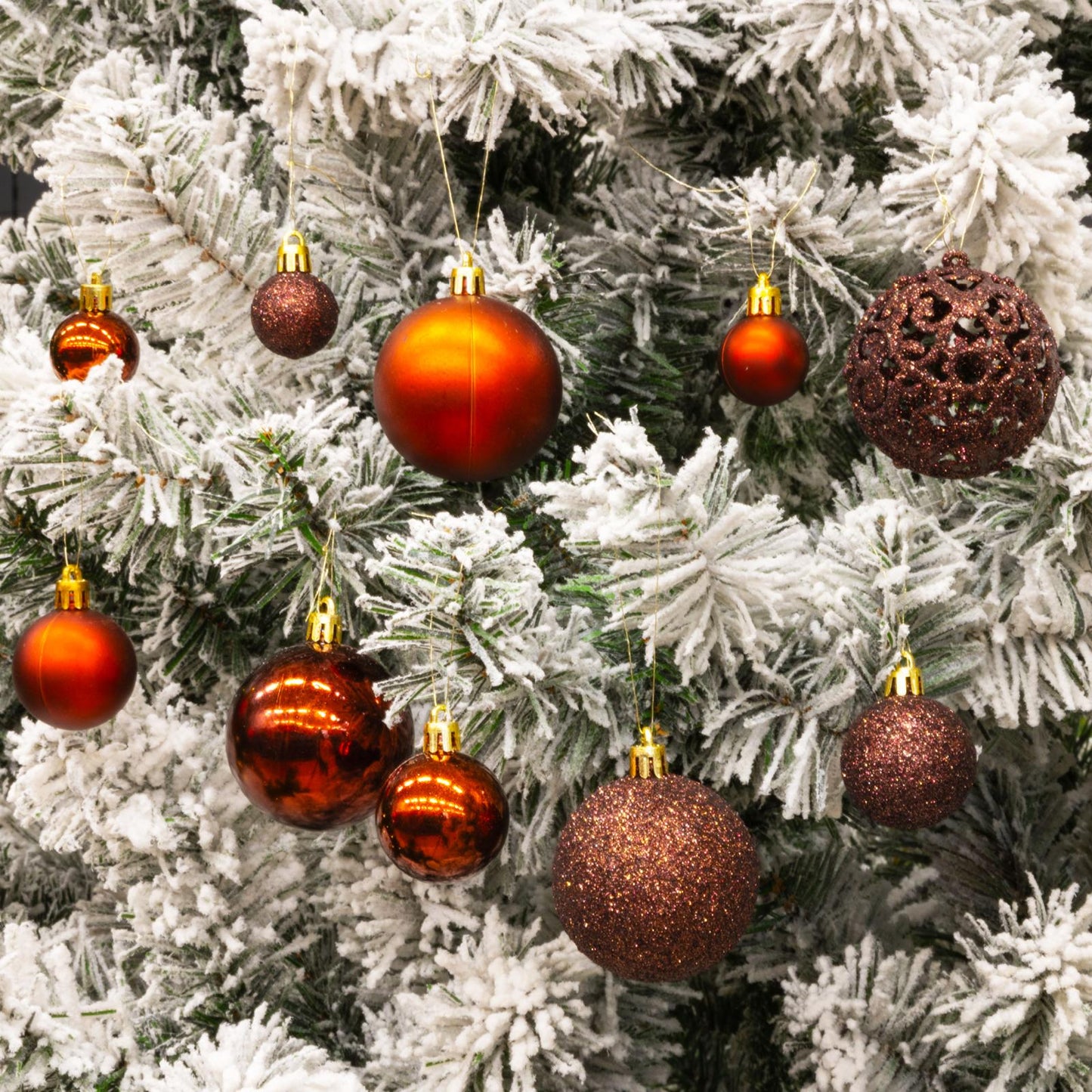 Xmas ornament set (101) bronze