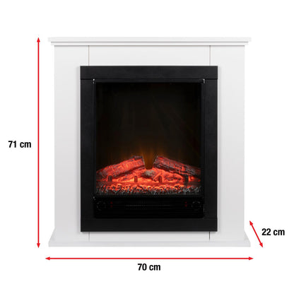 Heater & mantelpiece Lugano