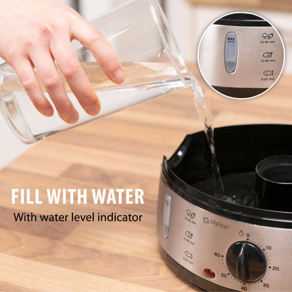Food steamer 230V 800W