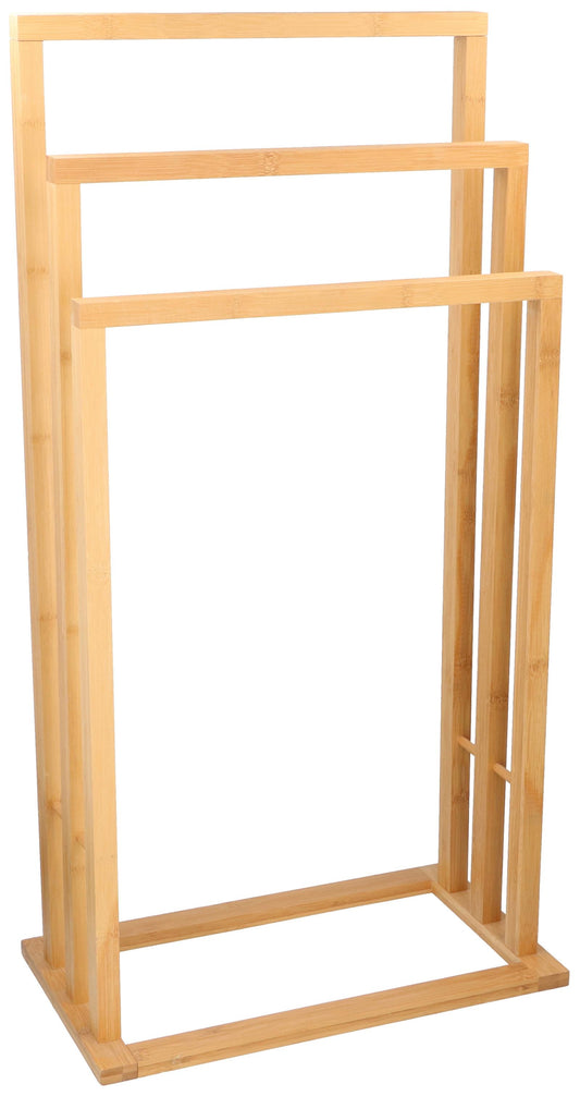 Towel rack bamboo 42x24x81.5cm