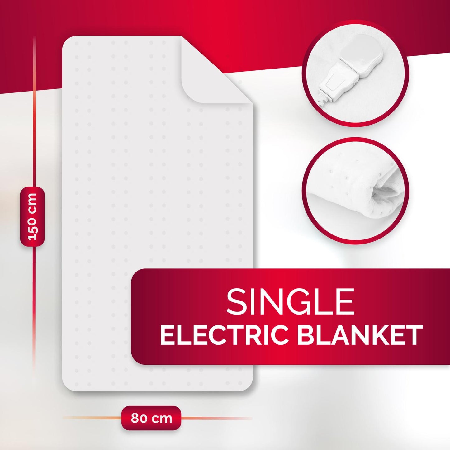 Underblanket white 60w PES
