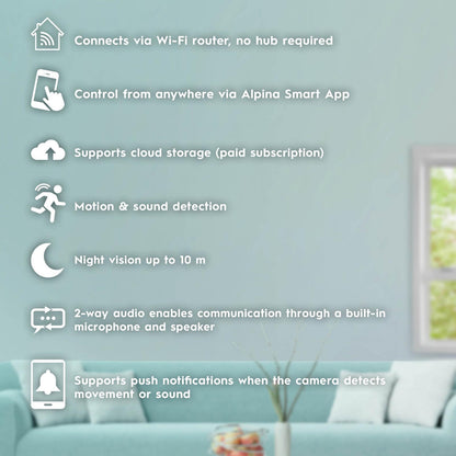 Smart IP camera 230V 1080p EU