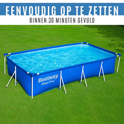 Pool frame 400x211x81cm PVC