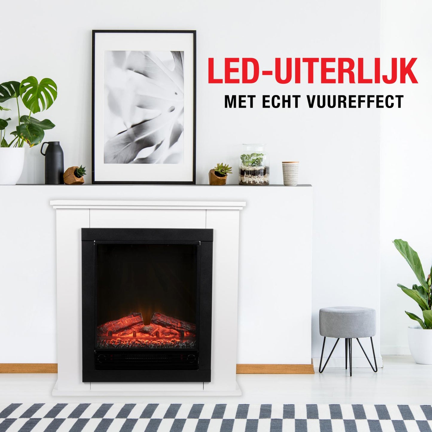 Heater & mantelpiece Lugano