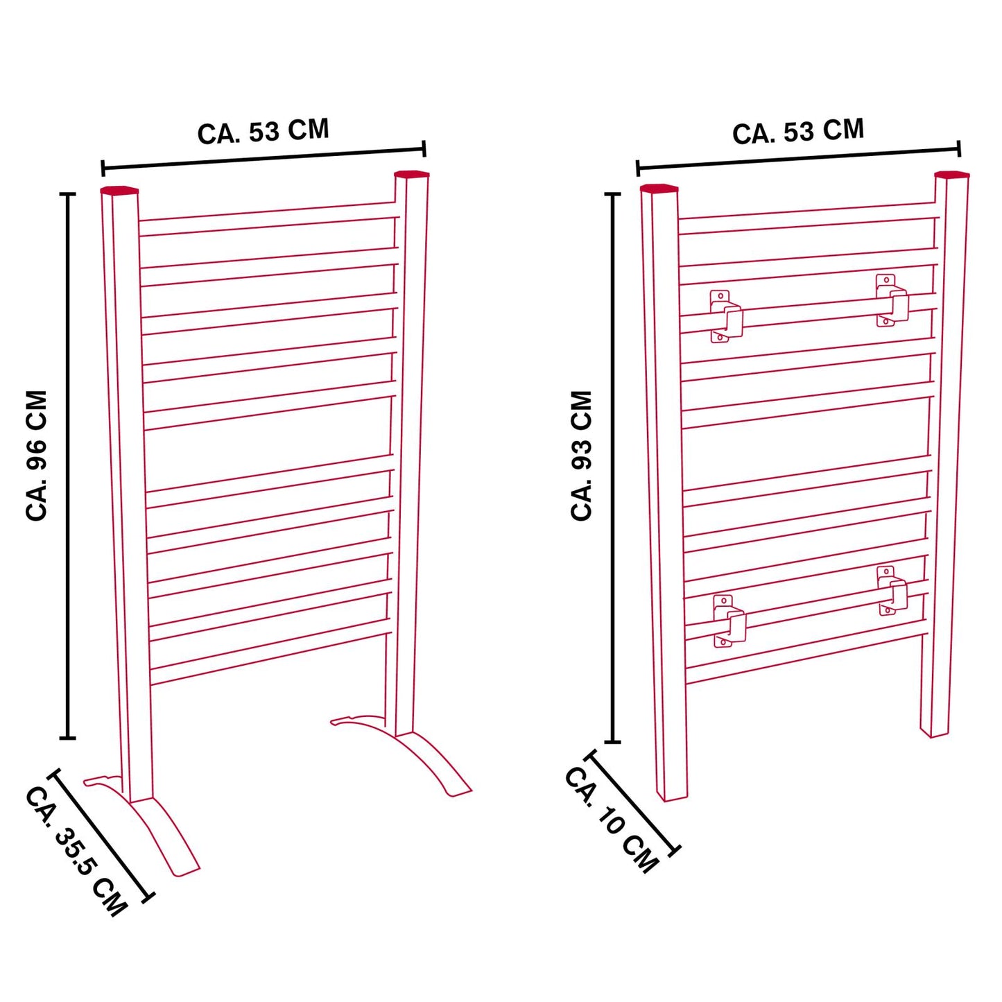 Drying rack towel 230V 10bars