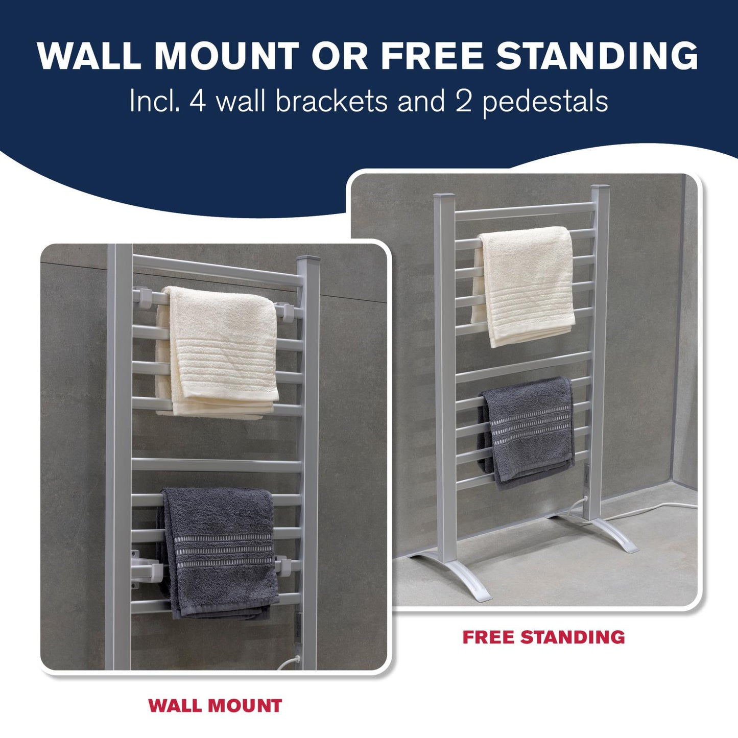 Drying rack towel 230V 10bars