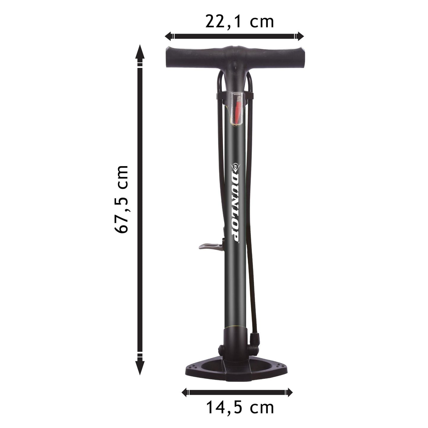 Bicycle floor pump