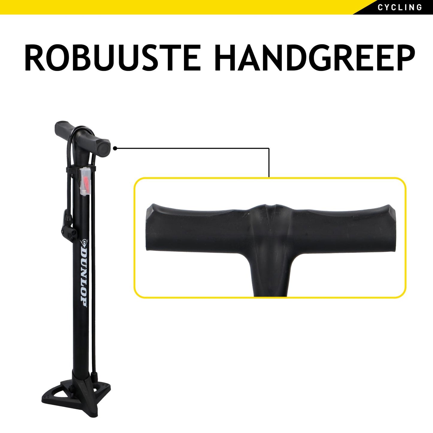 Bicycle floor pump