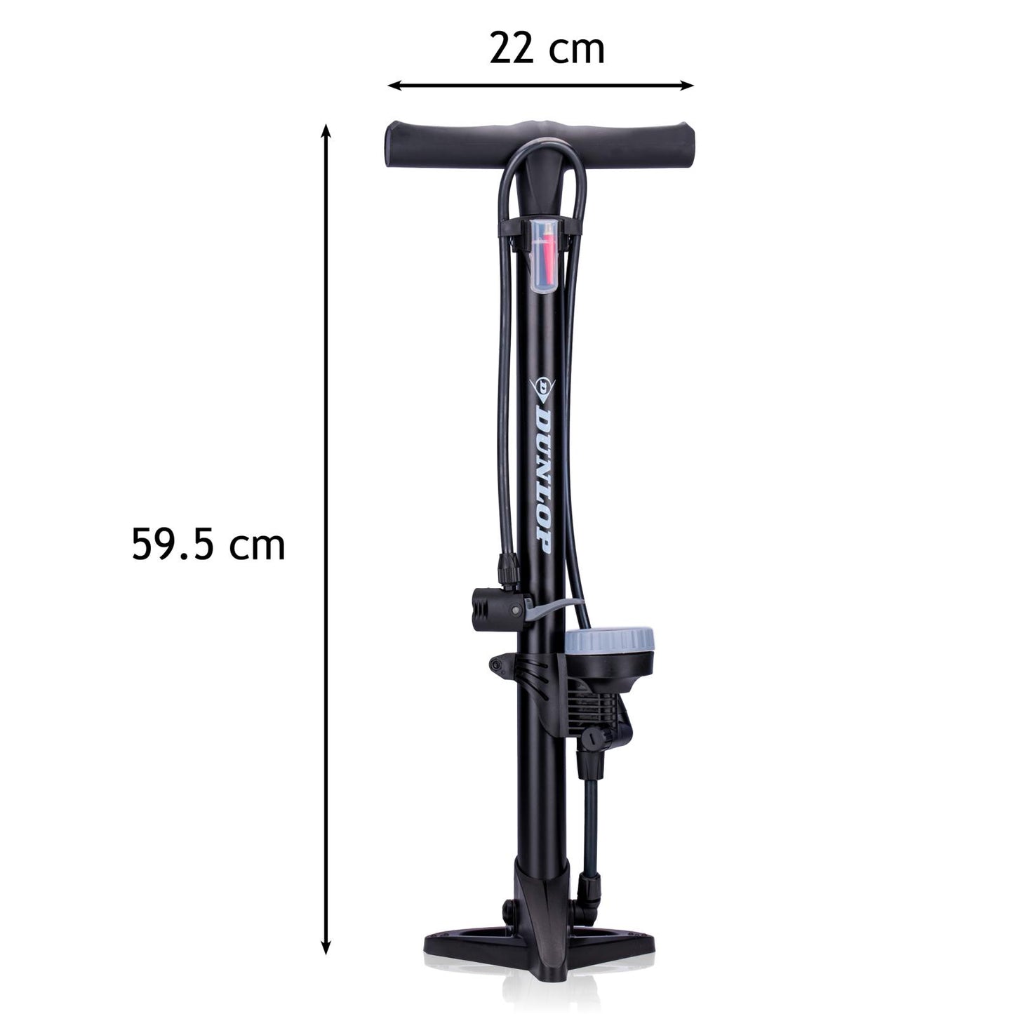 Bicycle floor pump gauge
