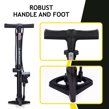 Bicycle floor pump gauge