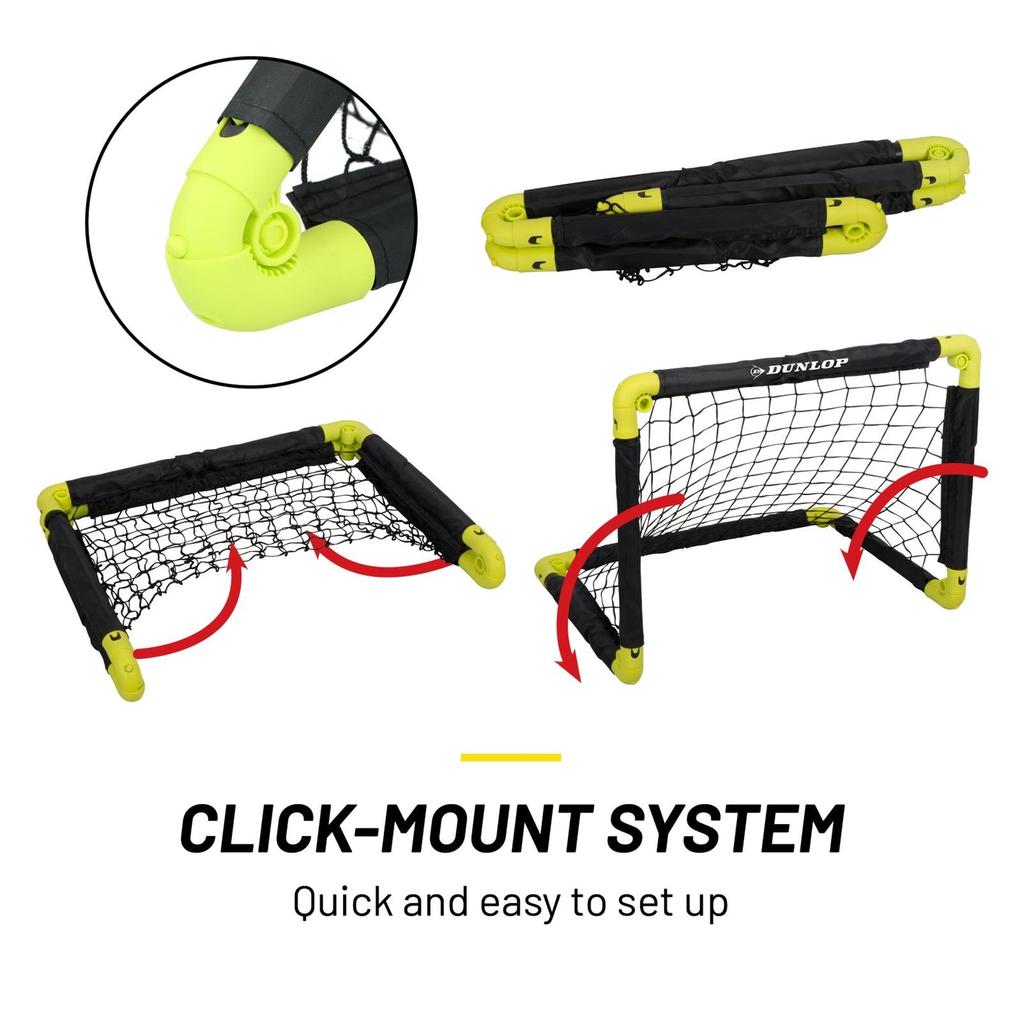 Soccer goal set 55cm PP 2pc