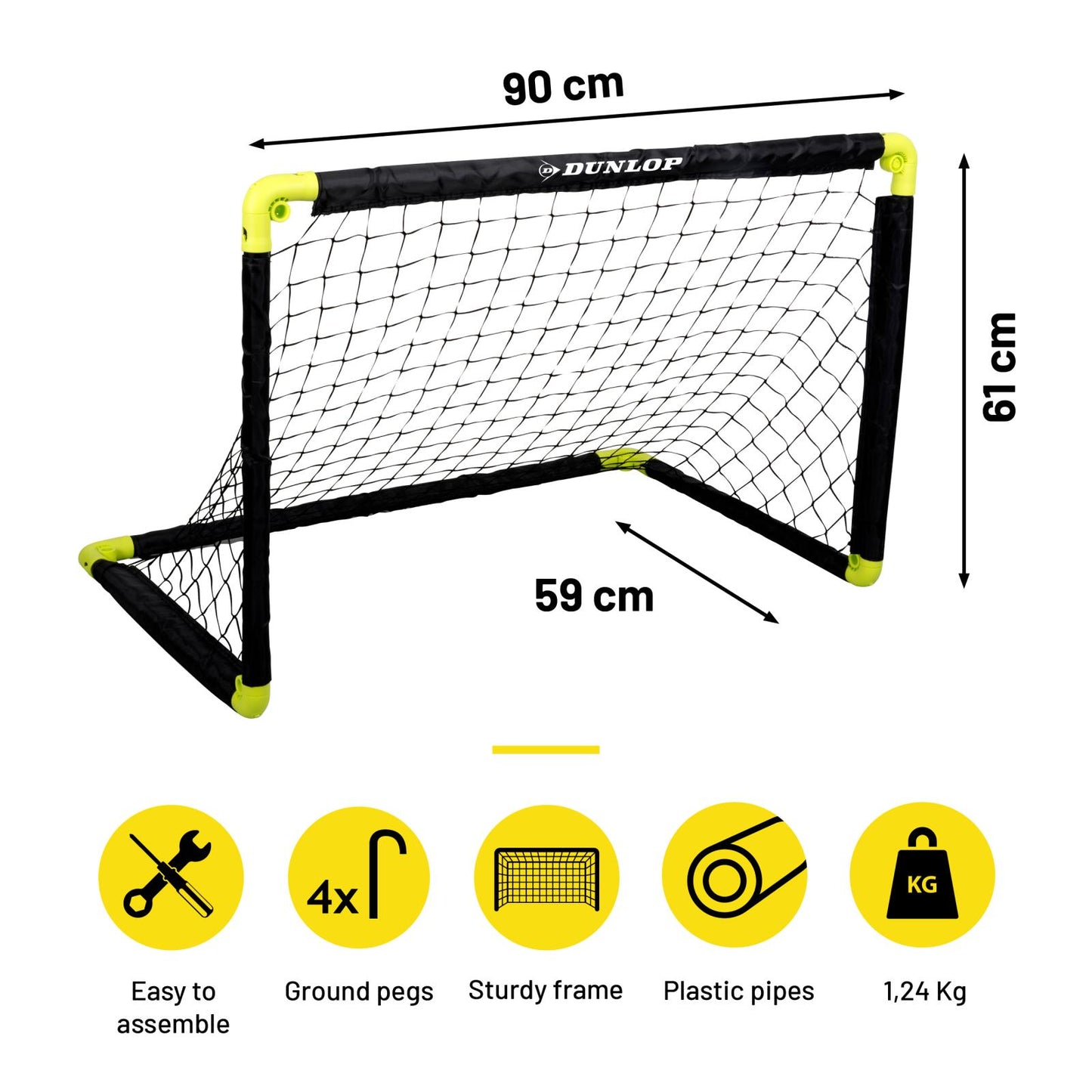 Goal soccer 90x59x61cm PP