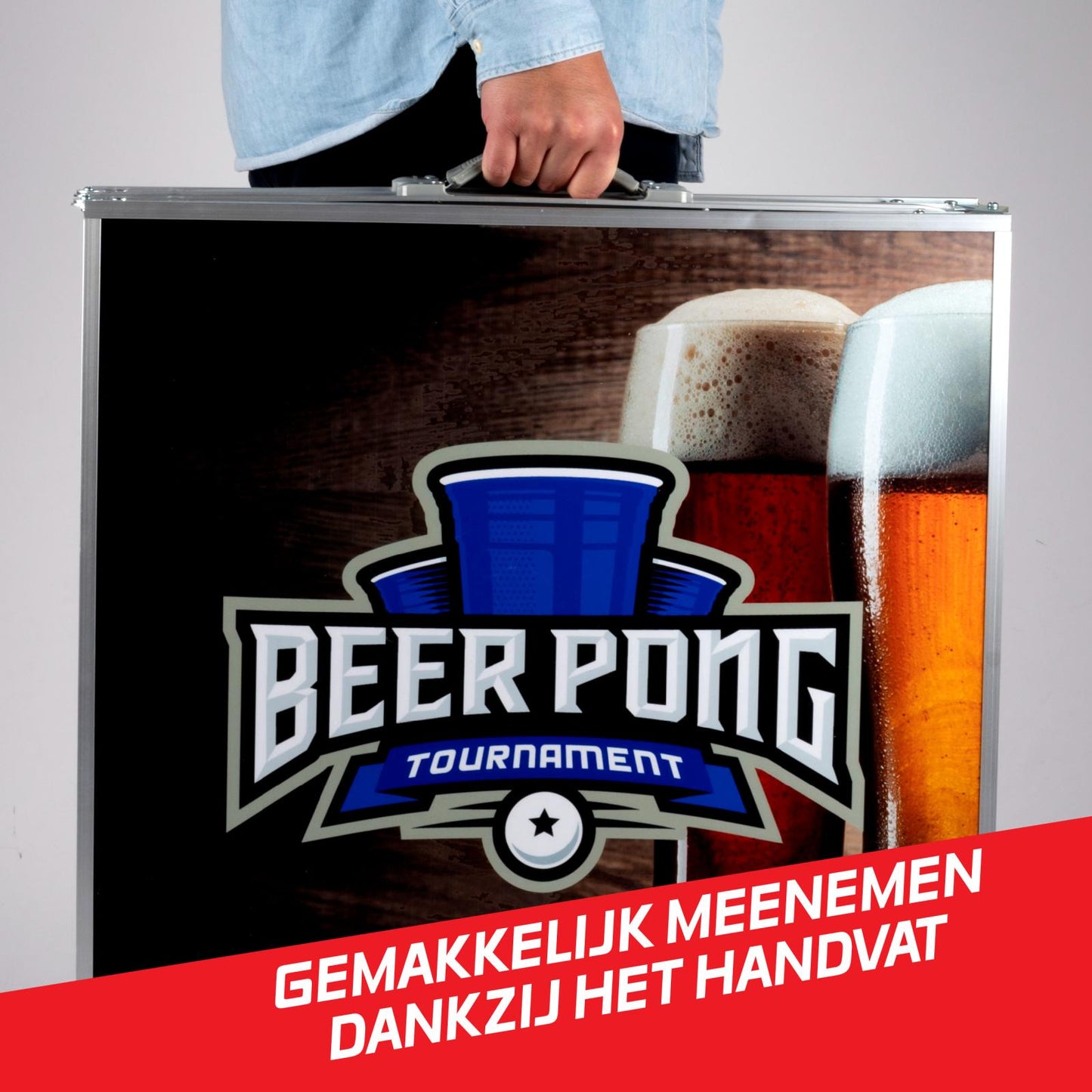 Beerpong table foldable