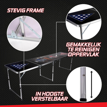 Beerpong table foldable