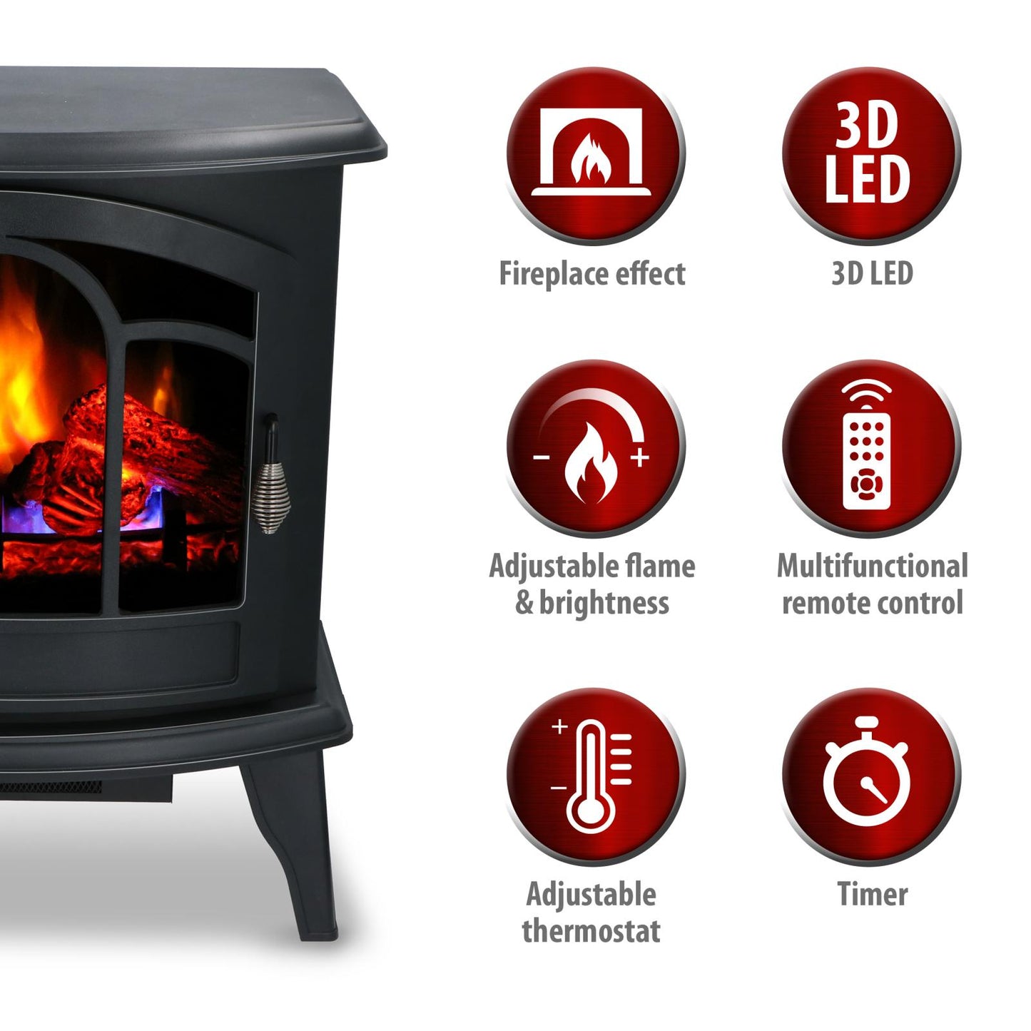 Heater Vicenza LED 3D 1800W