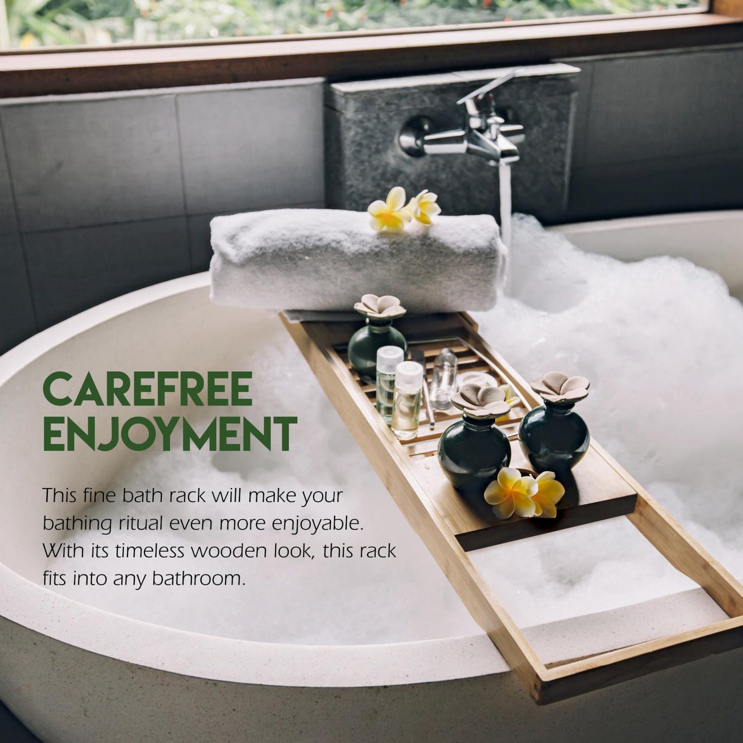 Bath rack 50-92x18x4cm BMB
