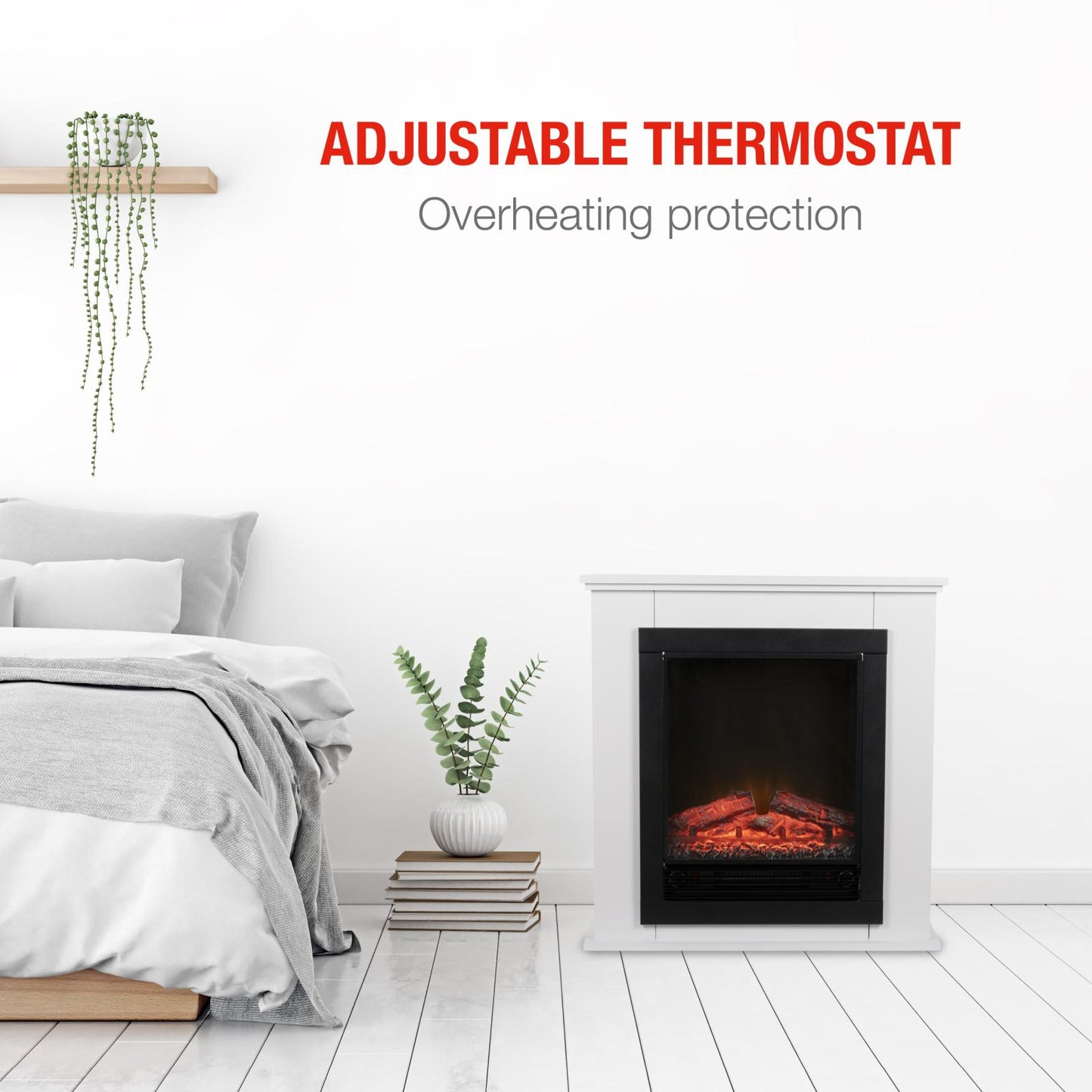 Heater & mantelpiece Geneva