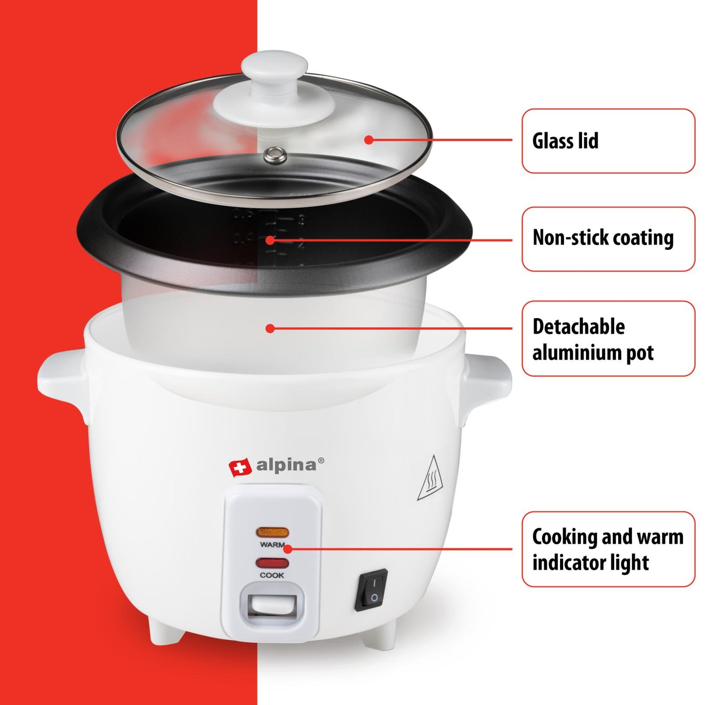 Rice Cooker 0,6L 300W