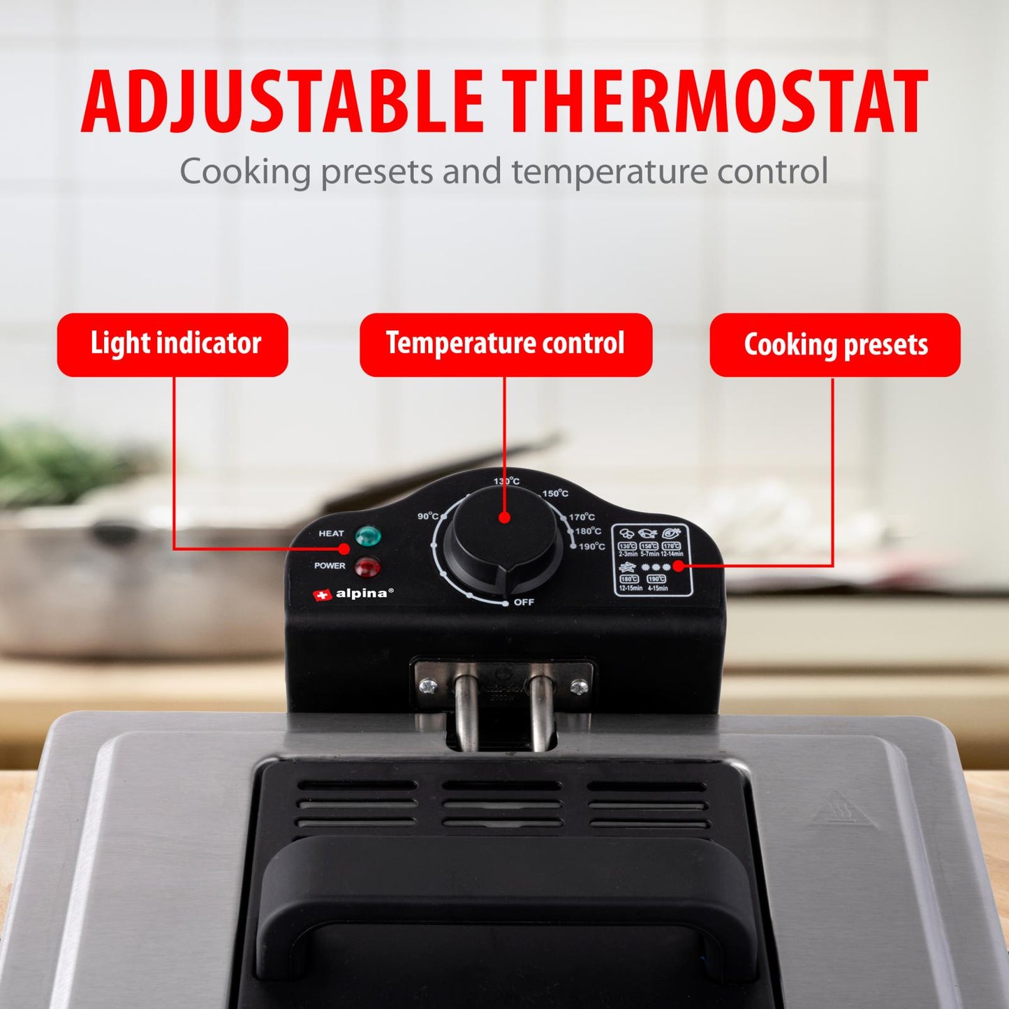 Deep fryer 5L 2000W