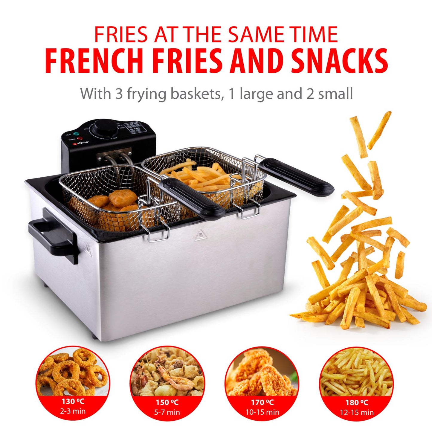 Deep fryer 5L 2000W