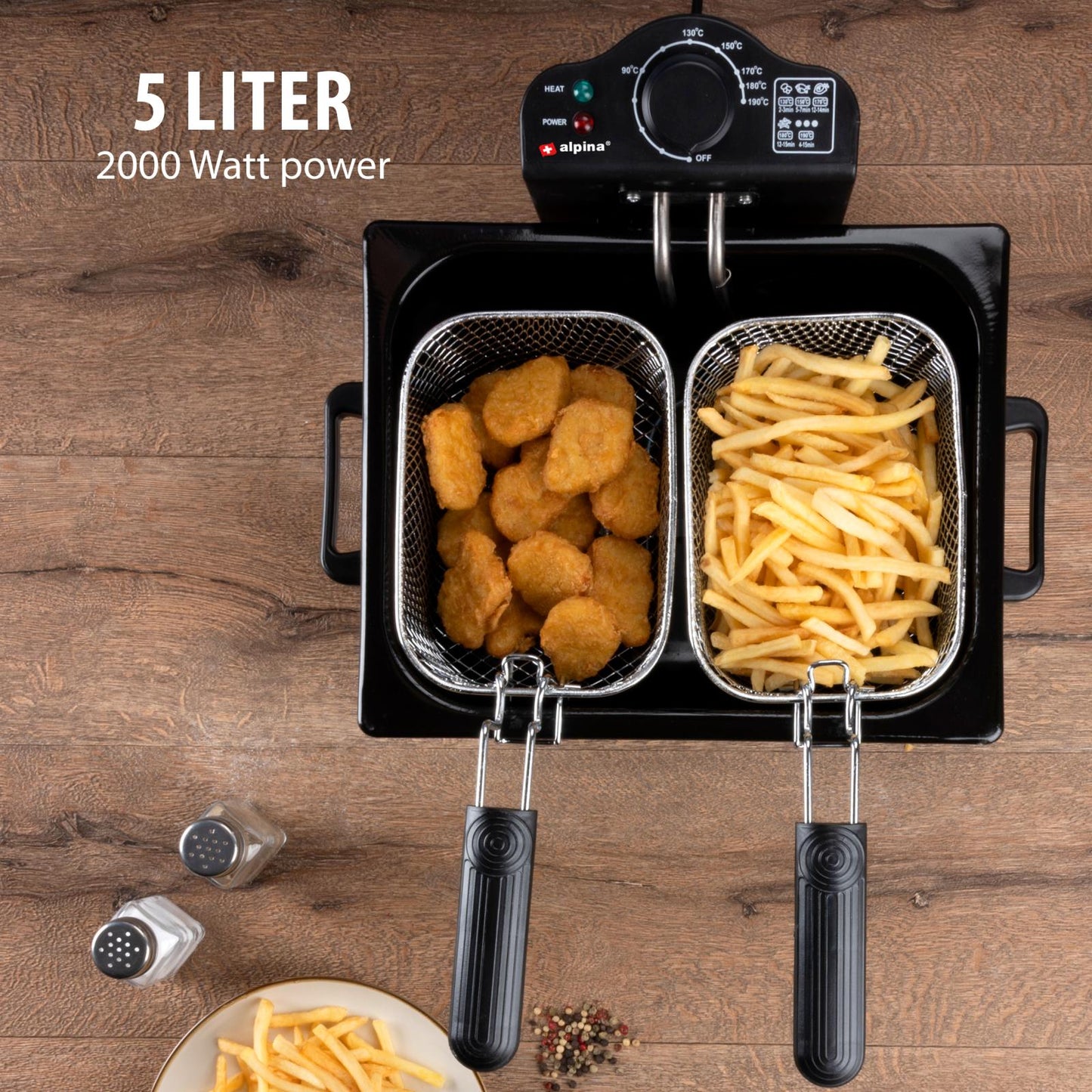 Deep fryer 5L 2000W
