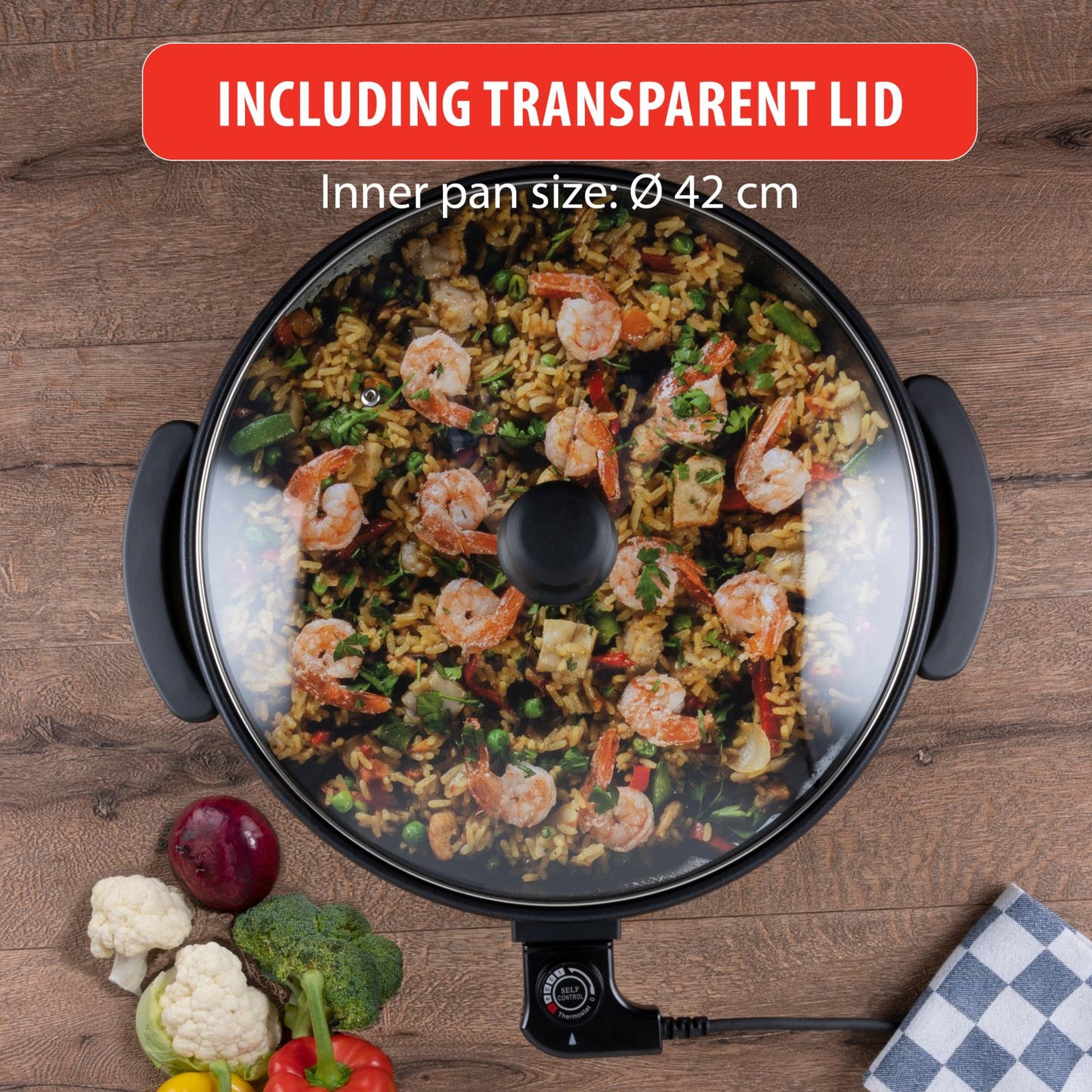 Pan party 230V XXL D42cm