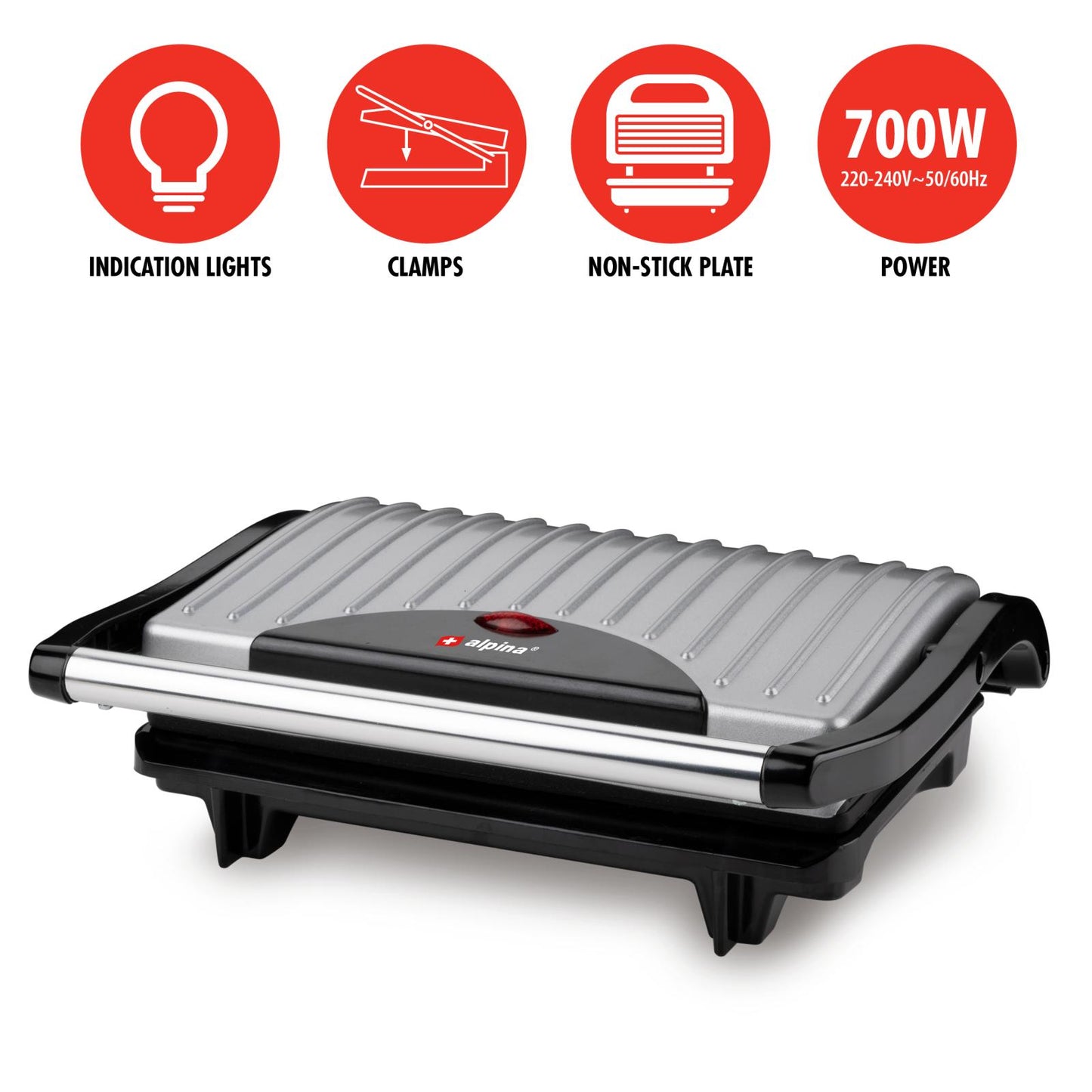 Contact grill 700W