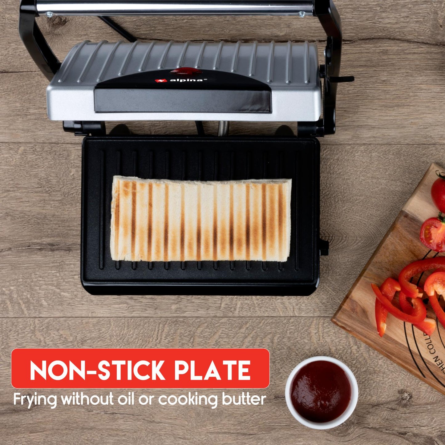 Contact grill 700W