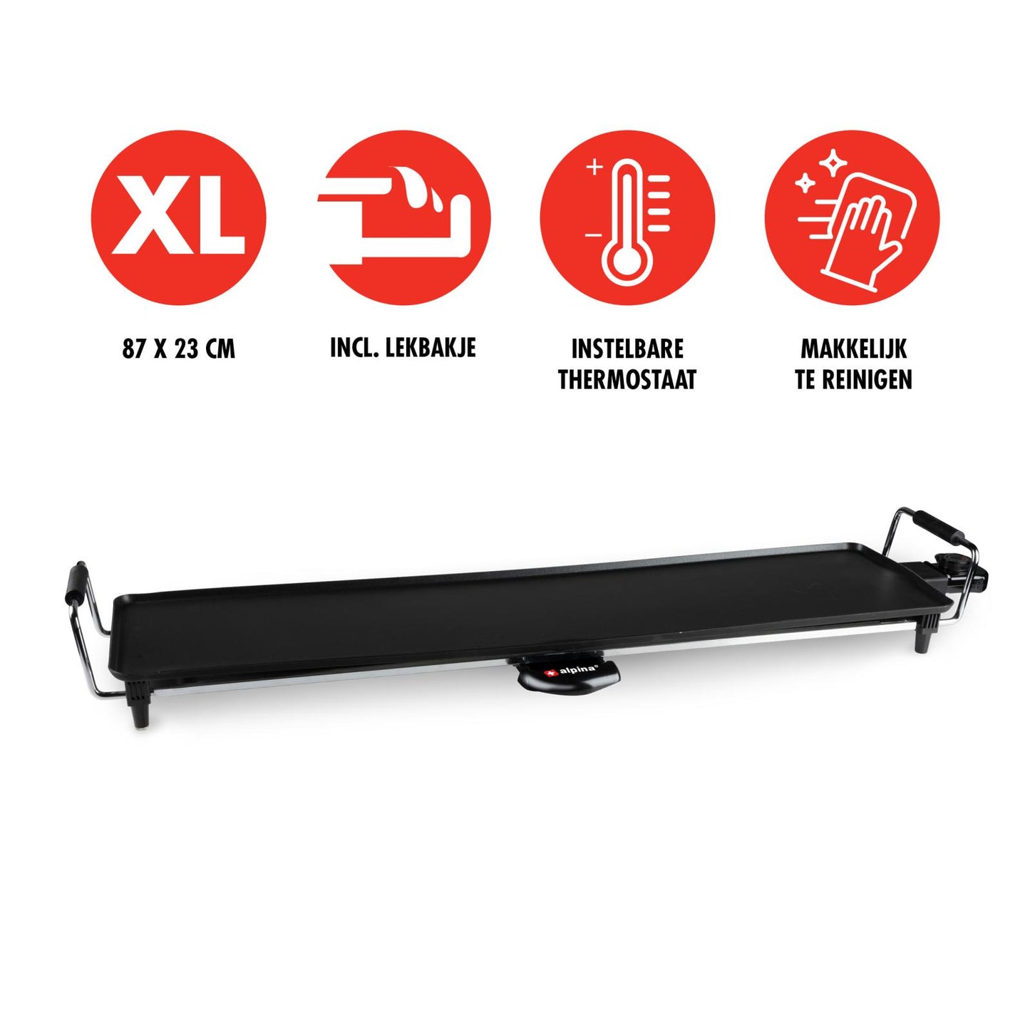 Grill Teppanyaki 1800W 87x23cm