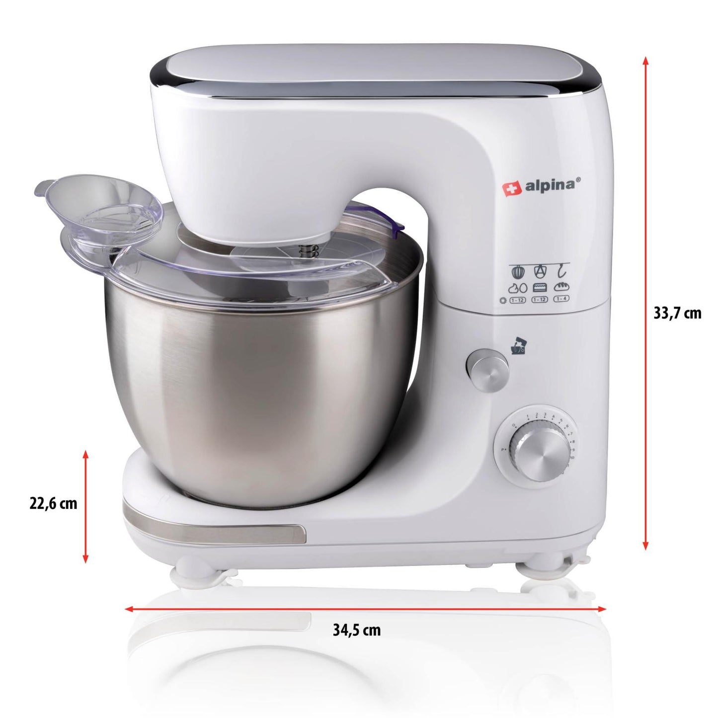 Kitchen machine 5L white