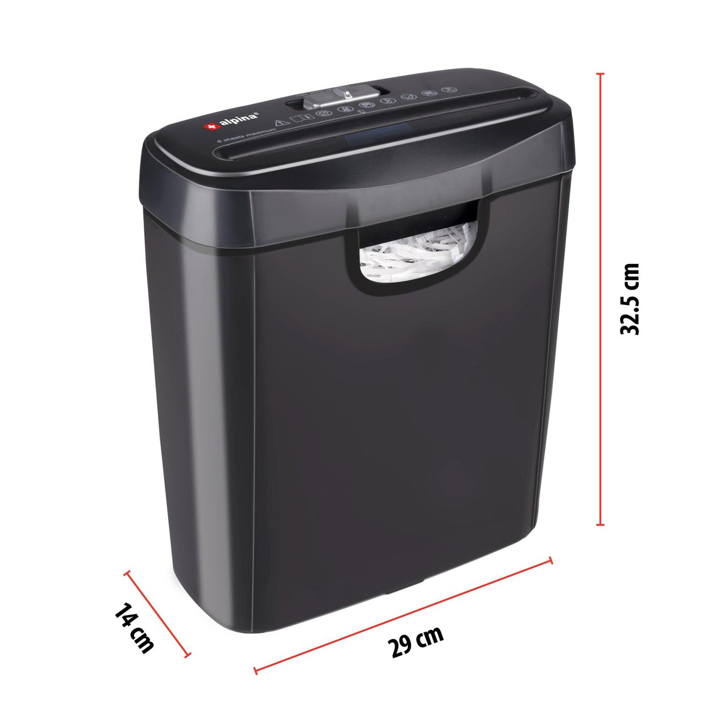Paper shredder 230V 190W