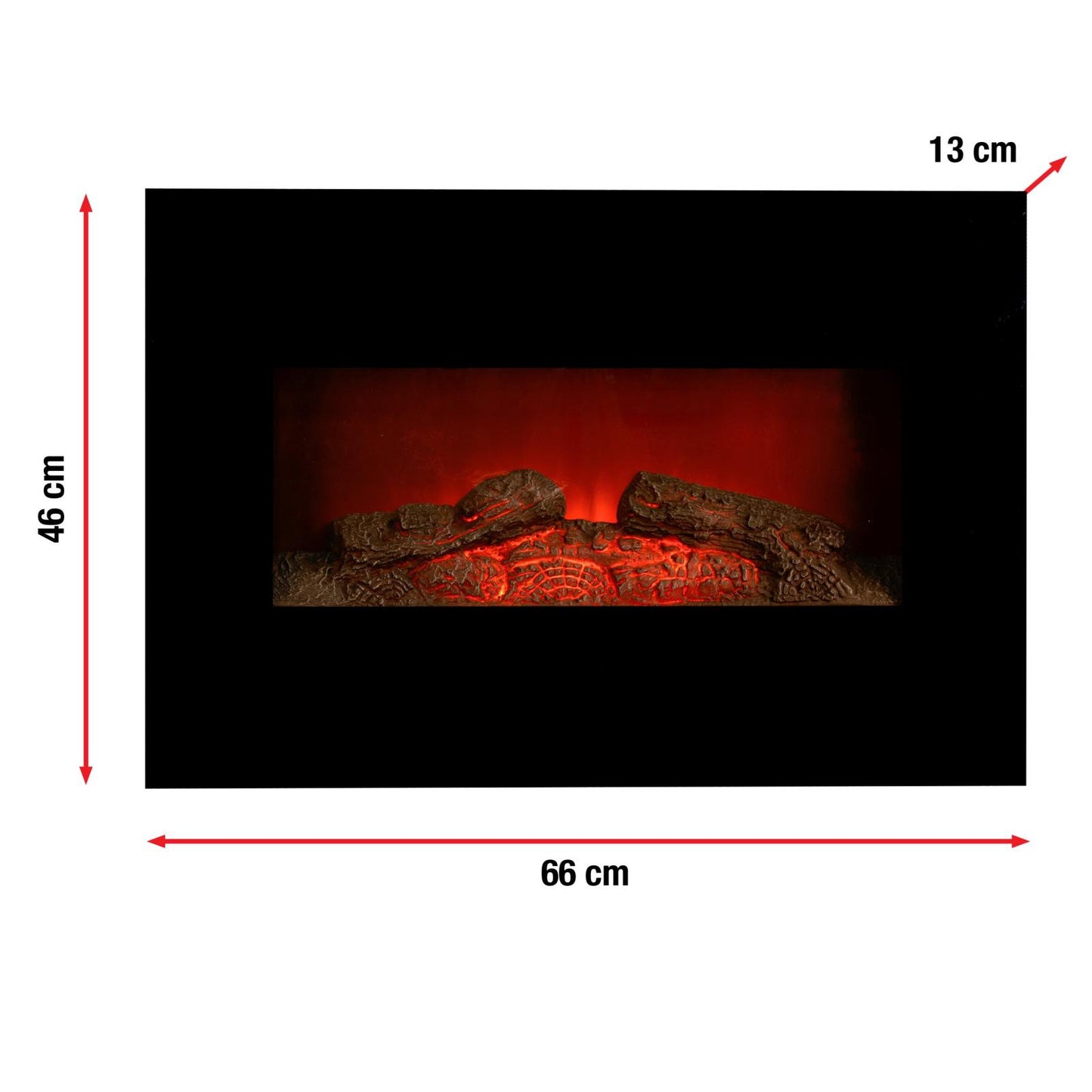 Heater wall Memphis LED 80cm