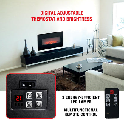 Heater wall Memphis LED 80cm