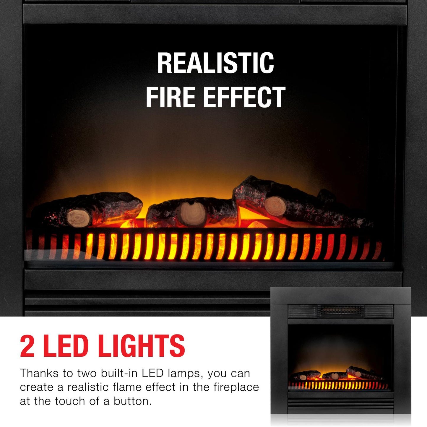 Heater Chicago LED build-in