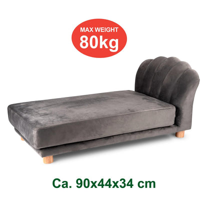 Pet Sofa 90x44x34cm Grey