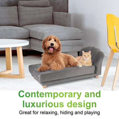 Pet Sofa 90x44x34cm Grey